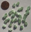 30 7mm Light Green Fiber Optic Stars